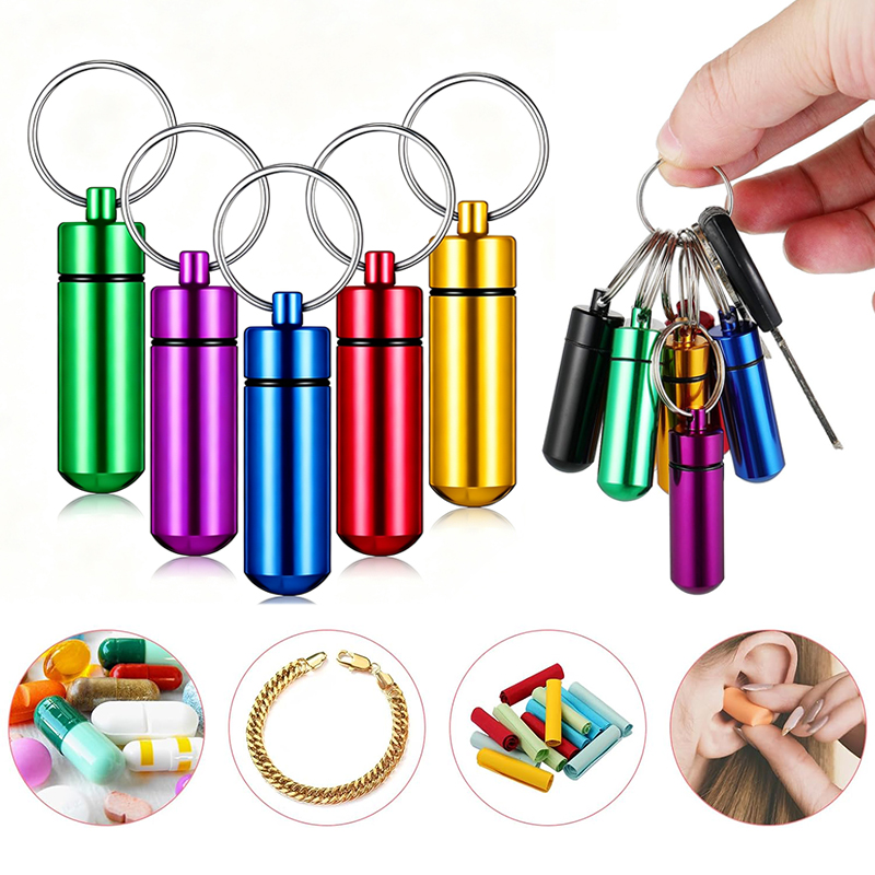 Edc Pill Carry - 1/5PCS Mini caja de pastillas de