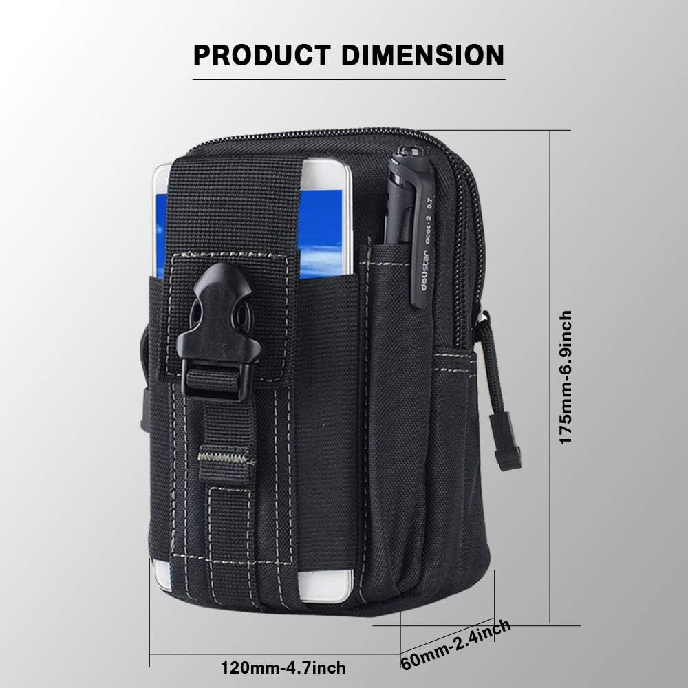 Bolsa táctica Molle para cintu - Edc Carry Bag reseña y precio