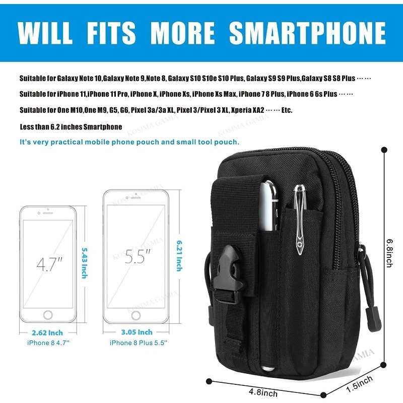 Bolsa Táctica Molle Admin, Bol - Edc Carry Box reseña y precio