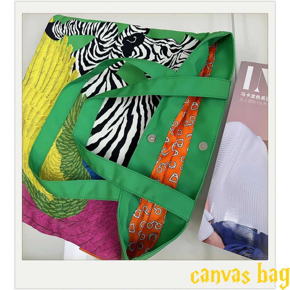 Bolso de lona multicolor a la  - Edc Carry Bag reseña y precio