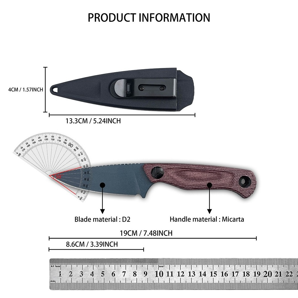 Cuchillo fijo Dacian BM 203BT/ - Edc Carry Kit reseña y precio