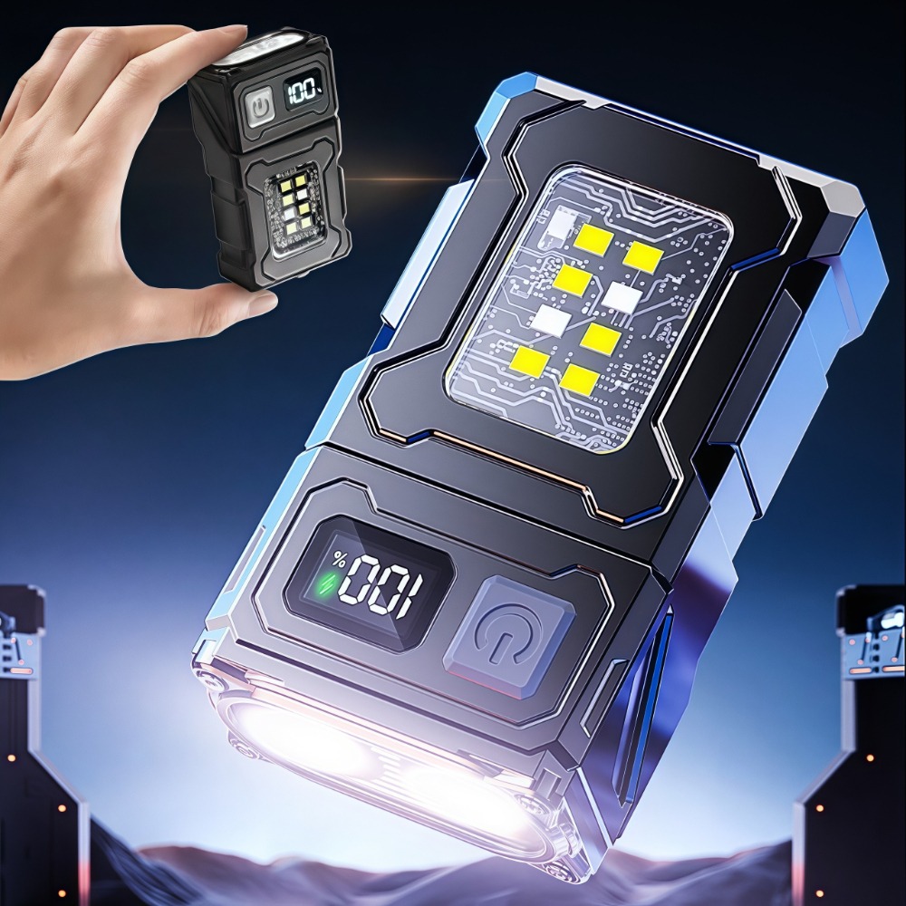 Mini Linterna LED Recargable c - Keychain Flashlight reseña y precio