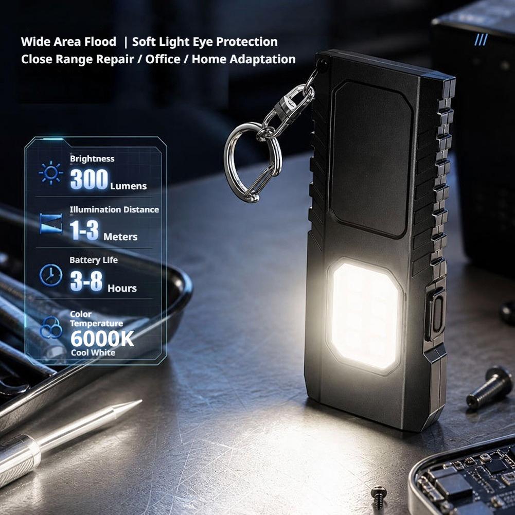 Mini linterna de llavero EDC r - Keychain Flashlight reseña y precio